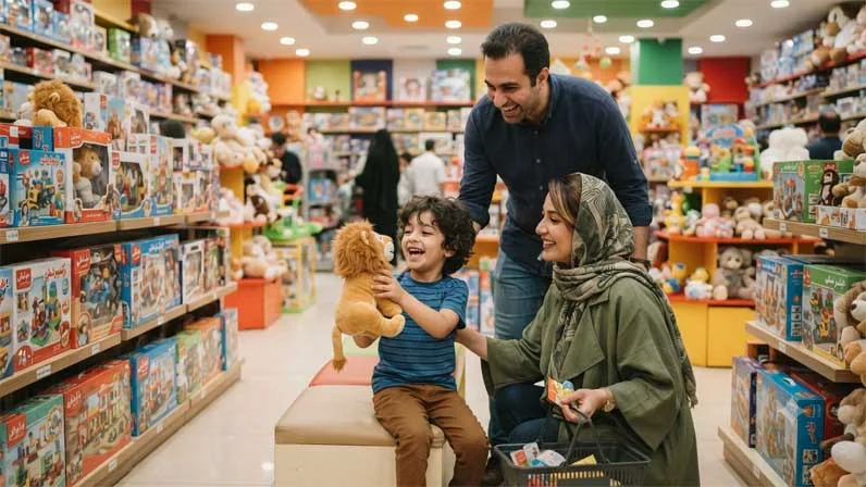 buying toys by parents