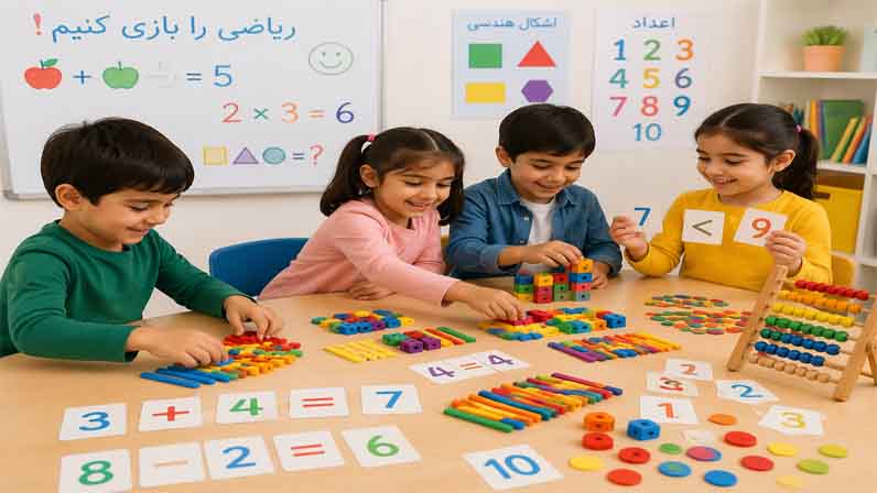 تأثیر بازی کردن بر یادگیری ریاضی در کودکان