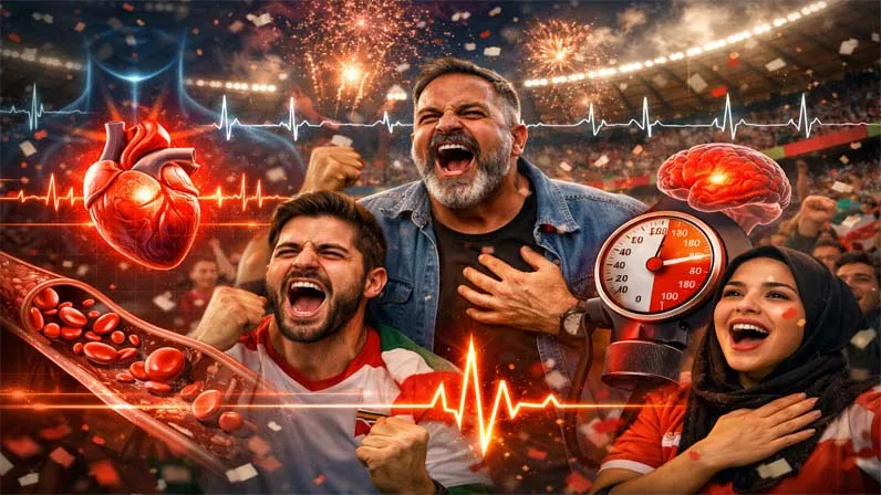 بررسی فیزیولوژیک و روان‌شناختی ارتباط تماشای فوتبال با ترشح آدرنالین