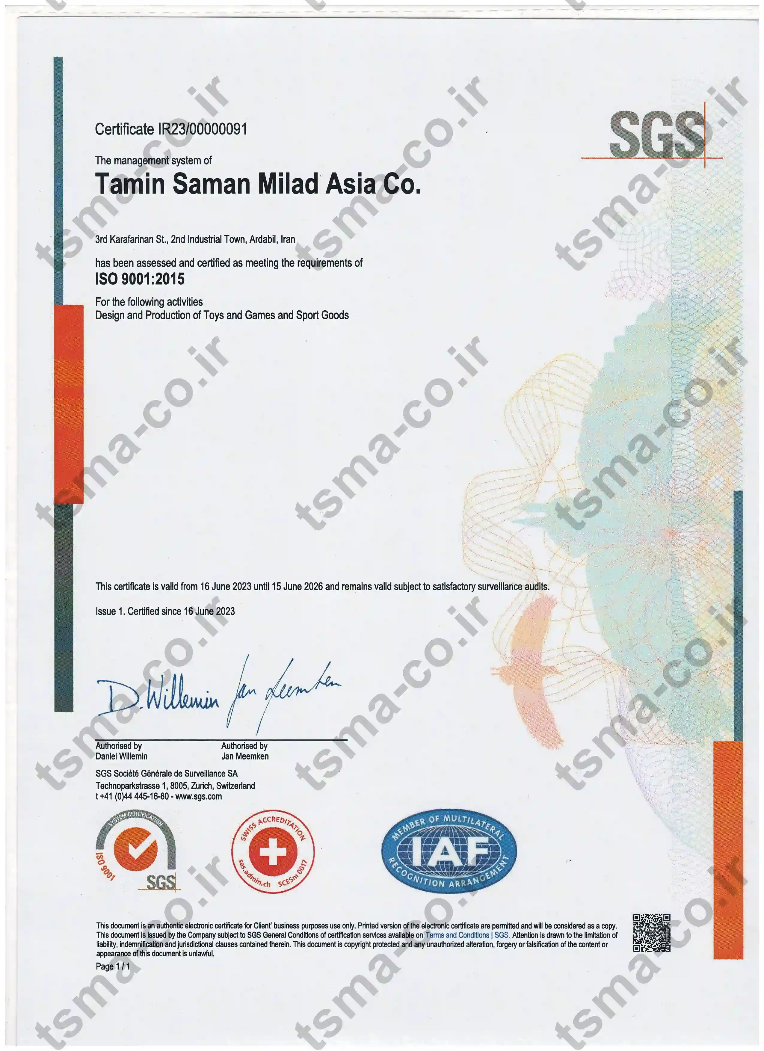 ISO 9001:2015